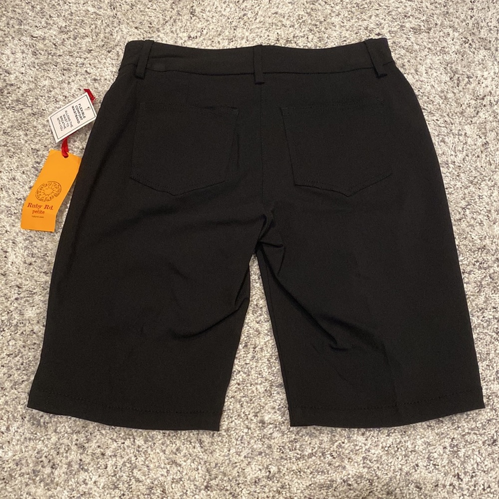 Ruby Rd black Bermuda shorts 6 - Picture 4 of 4